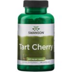 Swanson, Tart Cherry (Griotte de Montmorency), 500mg, 120 Capsules, Hautement Dosé, Sans Soja, Sans Gluten, Sans OGM