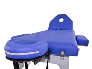 Table de Massage Pliante QUIRUMED Elite Aluminium, 186 x 66 cm, Couleur Noir, Table de Massage, Similicuir, Revêtement Haute densité, Léger, Réglable en Hauteur, Réglable en Hauteur