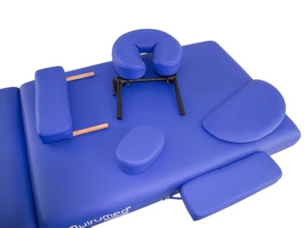 Table de Massage Pliante QUIRUMED Elite Aluminium, 186 x 66 cm, Couleur Noir, Table de Massage, Similicuir, Revêtement Haute densité, Léger, Réglable en Hauteur, Réglable en Hauteur – Image 4