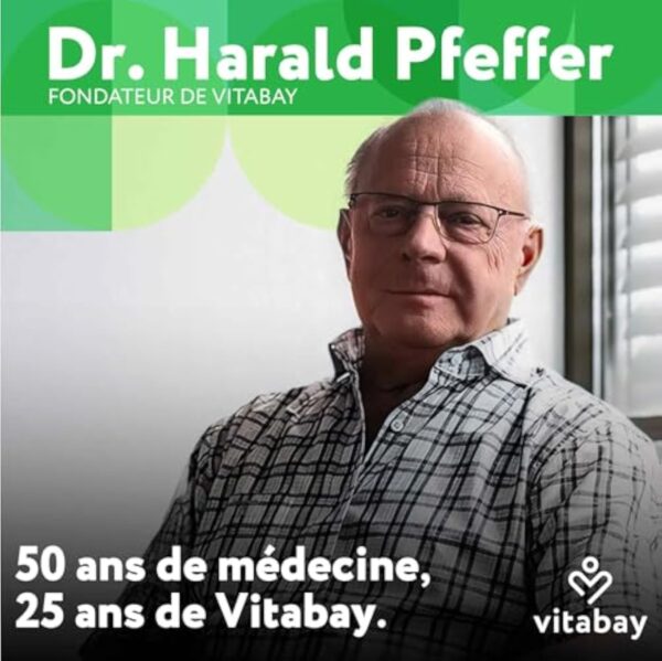 Vitabay Alpha Lipoic Acid 300 mg - 120 Gélules d'Acide Alpha-Lipoïque Végan et sans Additifs à Haut Dosage et à Libération Prolongée - ALA aux Huiles de Lin, Colza et Noix - Vérifié en Laboratoire – Image 6