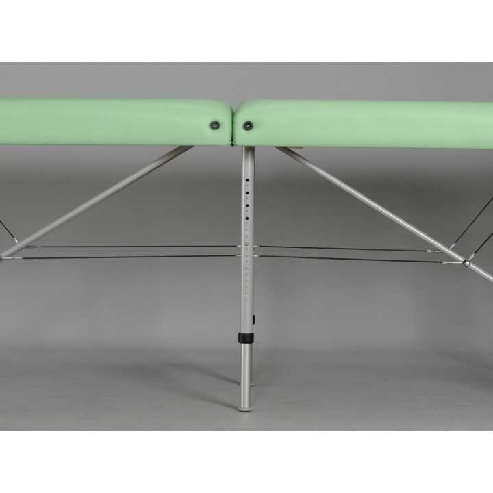 Table portable en aluminium 2 plans