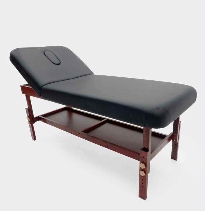 Lit de Table Double de soins, massage 2 Segments en bois réglable