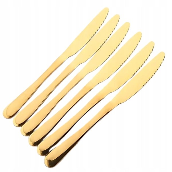 Ensemble de 24 couverts élégants de Luxe doré