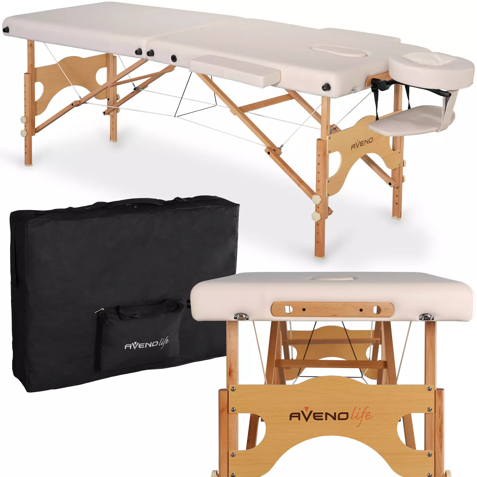 Table de massage en bois portable - AURA