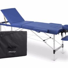 Table de massage/Esthéticienne 3 zones Adele 60 cm - bleu marine