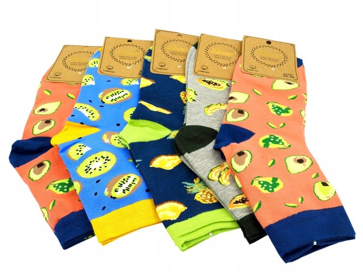 10 Paires de chaussettes pour femmes Coton longues et colorées dessins colorés