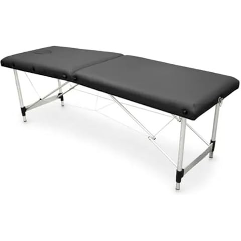 Table de Massage Pliante Professionnelle 2 Zones Aluminium Cosmetique Lit de Massage