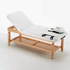 Table de massage fixe en bois professionnel 225 cm Comfort